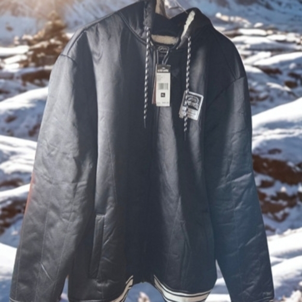 Echo Men's Black Hooded Jacket XL